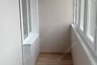 Отделка балкона с утеплением 
