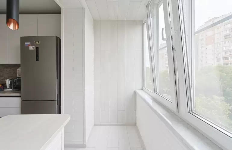 Совмещение балкона с комнатой и утепление